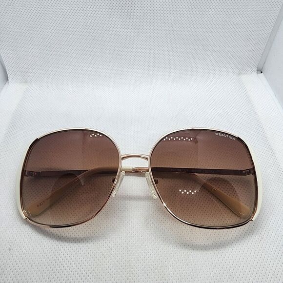 Kenneth Cole Reaction Gold & White Sunglasses - Picture 4 of 14